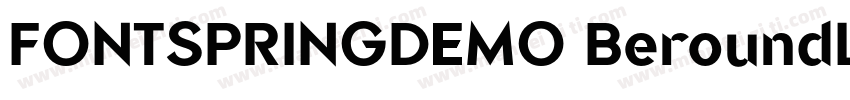 FONTSPRINGDEMO BeroundLightRegular 字体转换